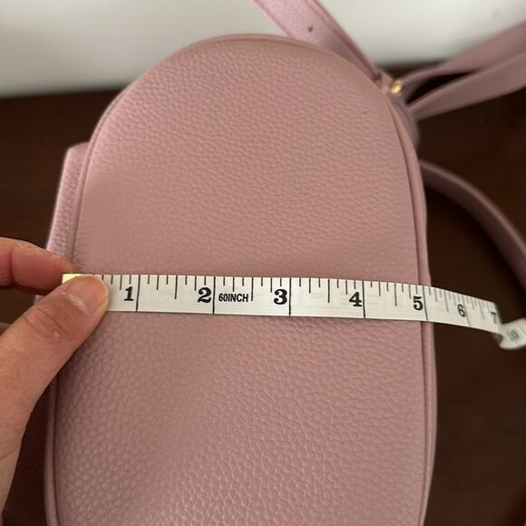 Blush Pink Faux Leather Mini Backpack - Picture 11 of 11